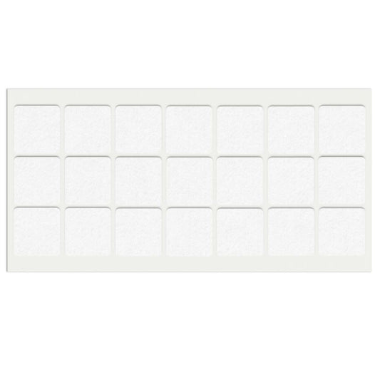 Self-Adhesive Felt Pad 30x30mm White NTP 