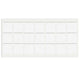 Self-Adhesive Felt Pad 30x30mm White NTP 