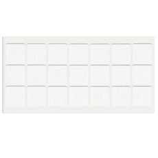 Self-Adhesive Felt Pad 30x30mm White