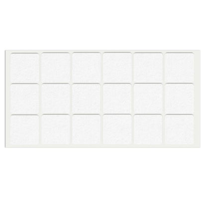 Self-Adhesive Felt Pad 35x35mm White NTP 
