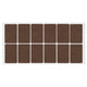 Self-Adhesive Felt Pad 35x55mm Brown NTP 