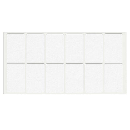 Self-Adhesive Felt Pad 35x55mm White NTP 