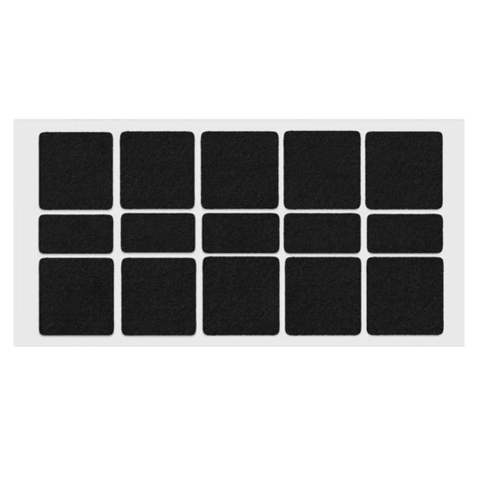 Self-Adhesive Felt Pad 40x40mm Black NTP 