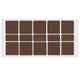 Self-Adhesive Felt Pad 40x40mm/20x40mm Brown NTP 