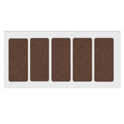 Self-Adhesive Felt Pad 40x90mm Brown NTP 