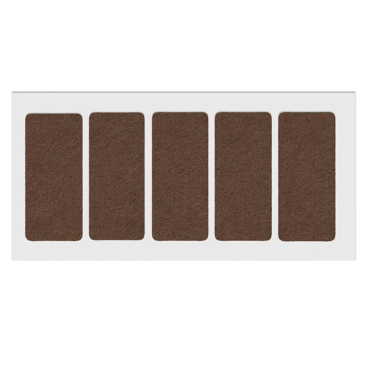 Self-Adhesive Felt Pad 40x90mm Brown NTP 