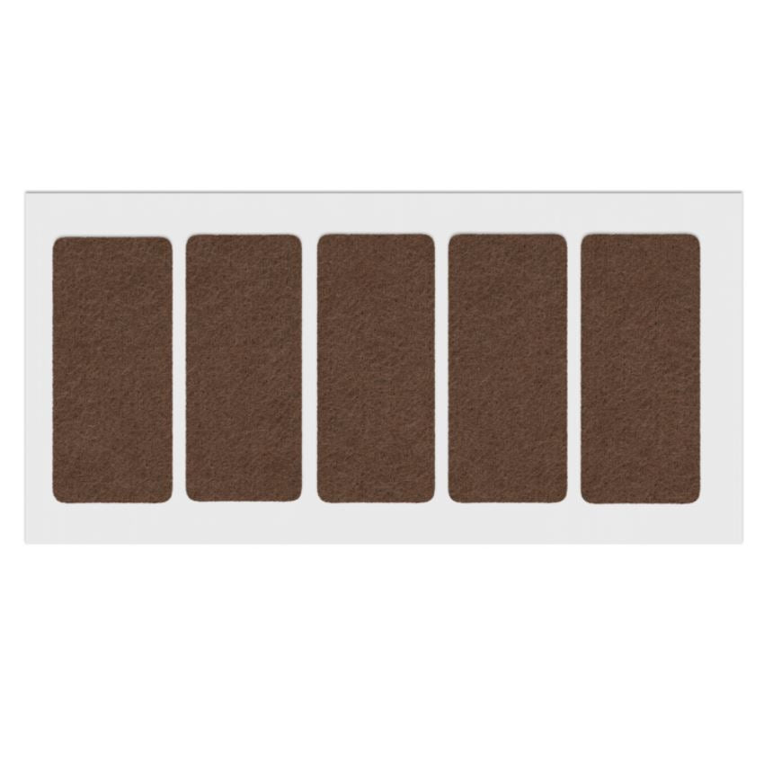 Self-Adhesive Felt Pad 40x90mm Brown