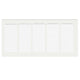 Self-Adhesive Felt Pad 40x90mm White NTP 