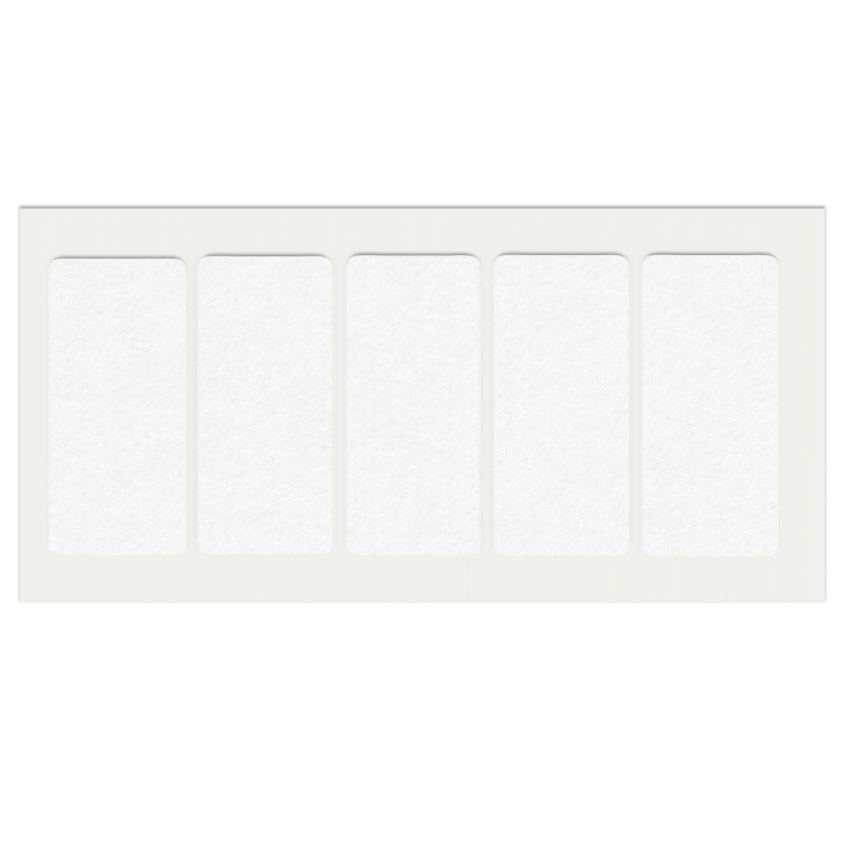 Self-Adhesive Felt Pad 40x90mm White