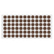 Self-Adhesive Felt Pad Ø15mm Brown NTP 