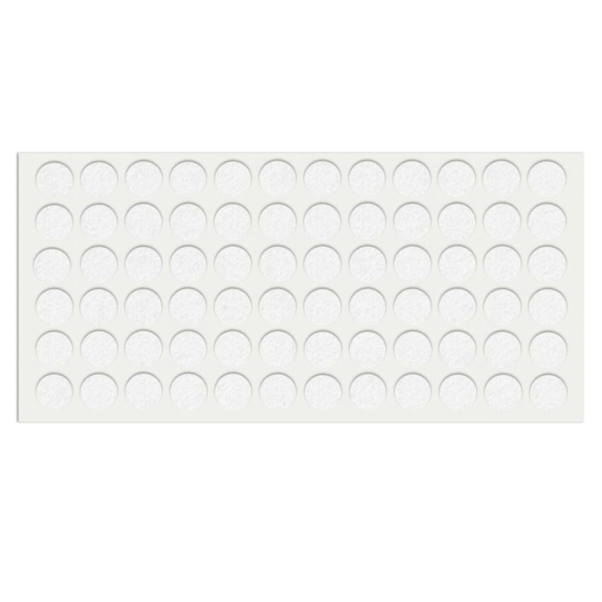 Self-Adhesive Felt Pad Ø15mm White NTP 