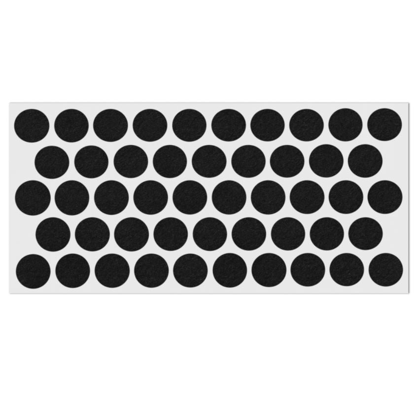 Self-Adhesive Felt Pad Ø20mm Black NTP 