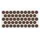 Self-Adhesive Felt Pad Ø20mm Brown NTP 
