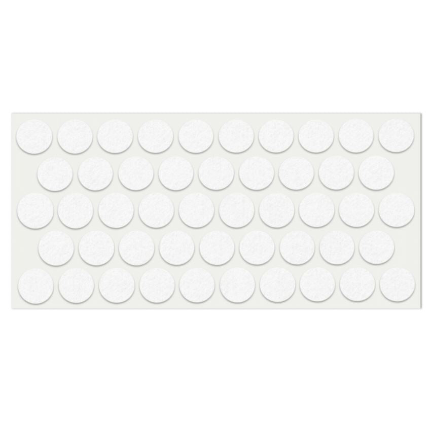 Self-Adhesive Felt Pad Ø20mm White NTP 