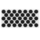 Self-Adhesive Felt Pad Ø24mm Black NTP 