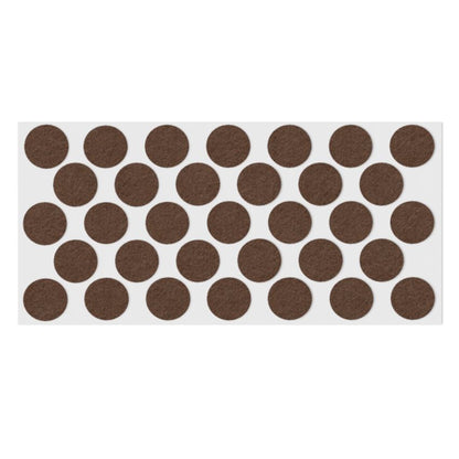 Self-Adhesive Felt Pad Ø24mm NTP Brown 