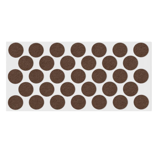 Self-Adhesive Felt Pad Ø24mm NTP Brown 