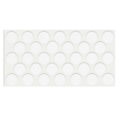 Self-Adhesive Felt Pad Ø24mm NTP White 