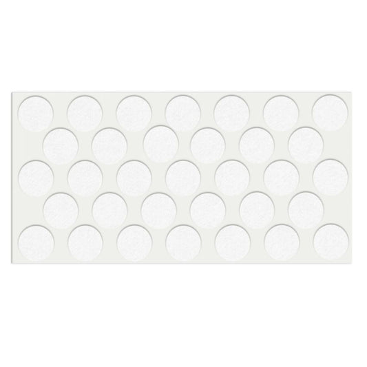 Self-Adhesive Felt Pad Ø24mm White NTP 