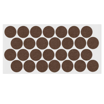 Self-Adhesive Felt Pad Ø28mm Brown NTP 