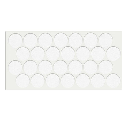Self-Adhesive Felt Pad Ø28mm White NTP 