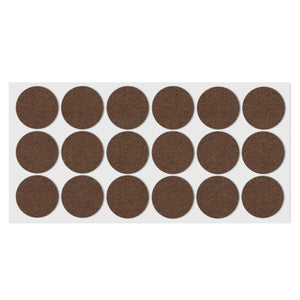 Self-Adhesive Felt Pad Ø35mm Brown