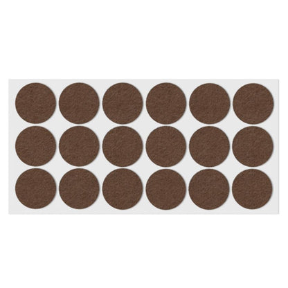 Self-Adhesive Felt Pad Ø35mm Brown NTP 