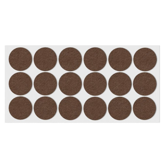 Self-Adhesive Felt Pad Ø35mm Brown NTP 
