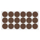 Self-Adhesive Felt Pad Ø35mm Brown NTP 