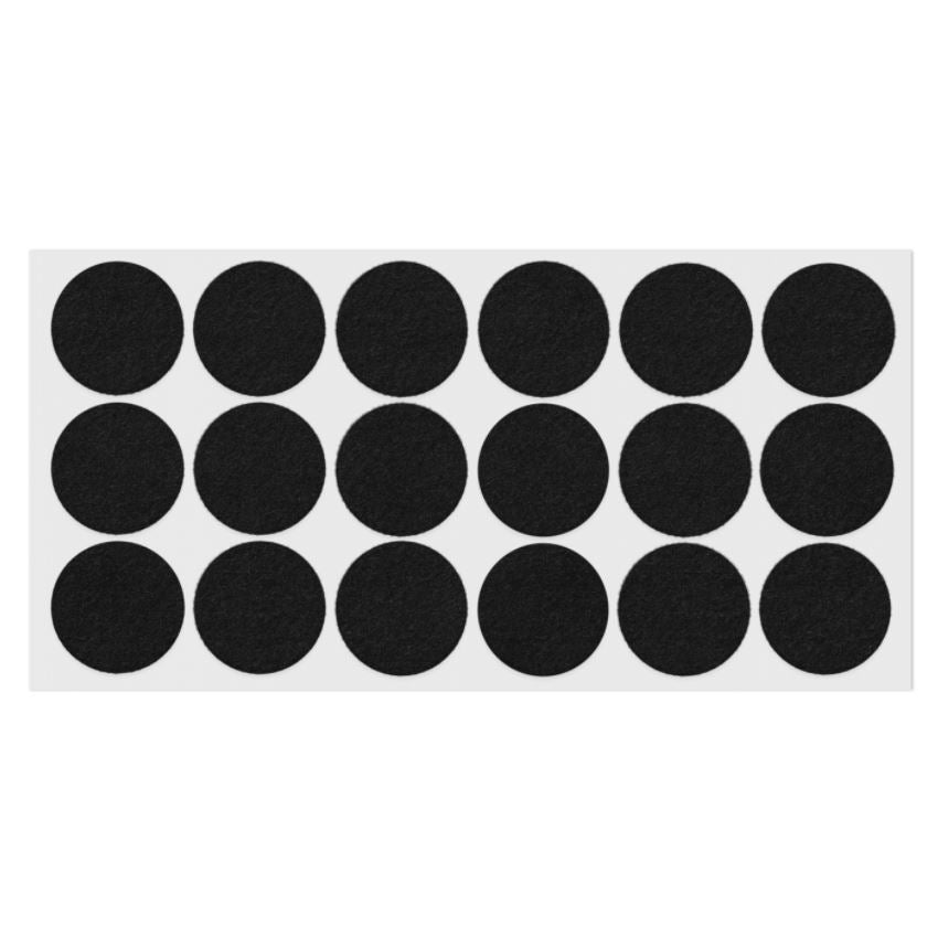 Self-Adhesive Felt Pad Ø35mm NTP Black 