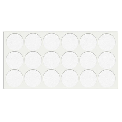 Self-Adhesive Felt Pad Ø35mm White NTP 