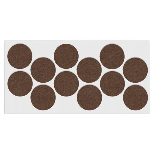 Self-Adhesive Felt Pad Ø40mm Brown NTP 