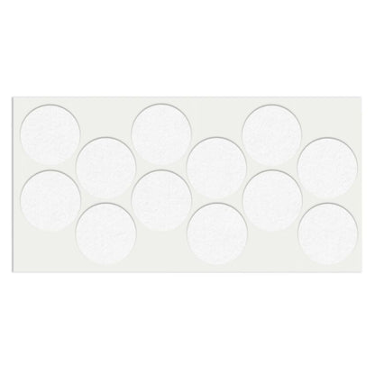 Self-Adhesive Felt Pad Ø40mm NTP White 