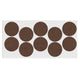 Self-Adhesive Felt Pad Ø45mm Brown NTP 