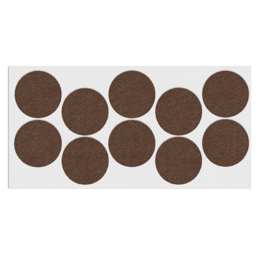 Self-Adhesive Felt Pad Ø45mm NTP Brown 
