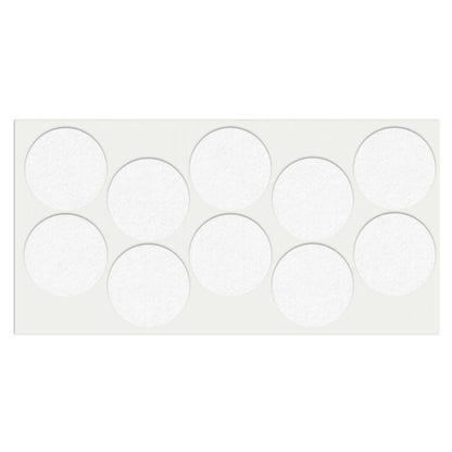Self-Adhesive Felt Pad Ø45mm White NTP 
