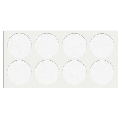 Self-Adhesive Felt Pad Ø50mm NTP White 