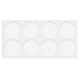 Self-Adhesive Felt Pad Ø50mm White NTP 
