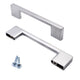 TECHNO furniture handle 128mm - Aluminium SENTINO 