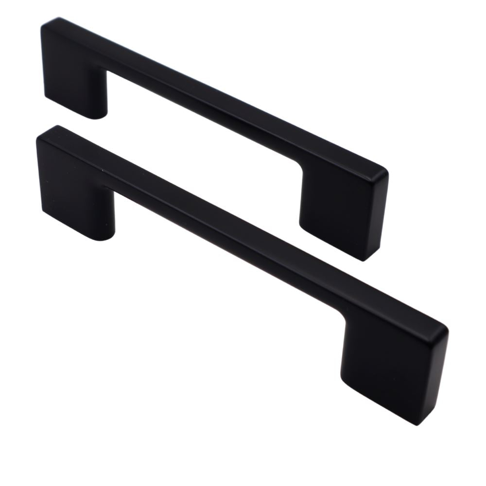 TECHNO furniture handle 128mm - Black Matt SENTINO 
