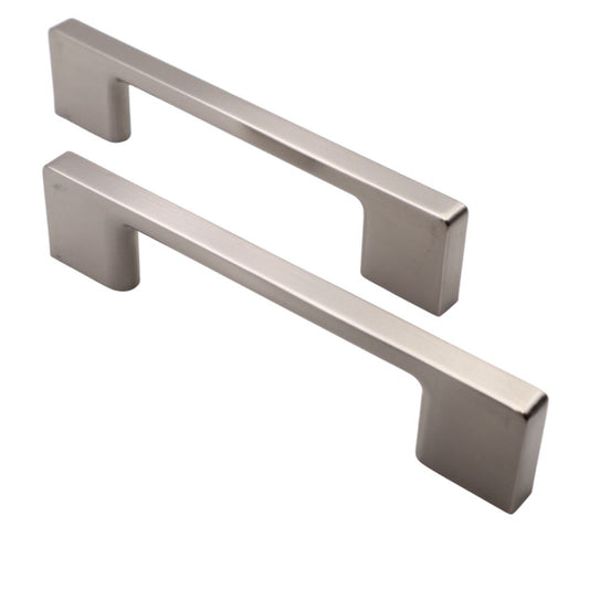 TECHNO furniture handle 128mm - Brushed Steel SENTINO 