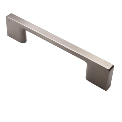 TECHNO furniture handle 96mm - Brushed Steel SENTINO 