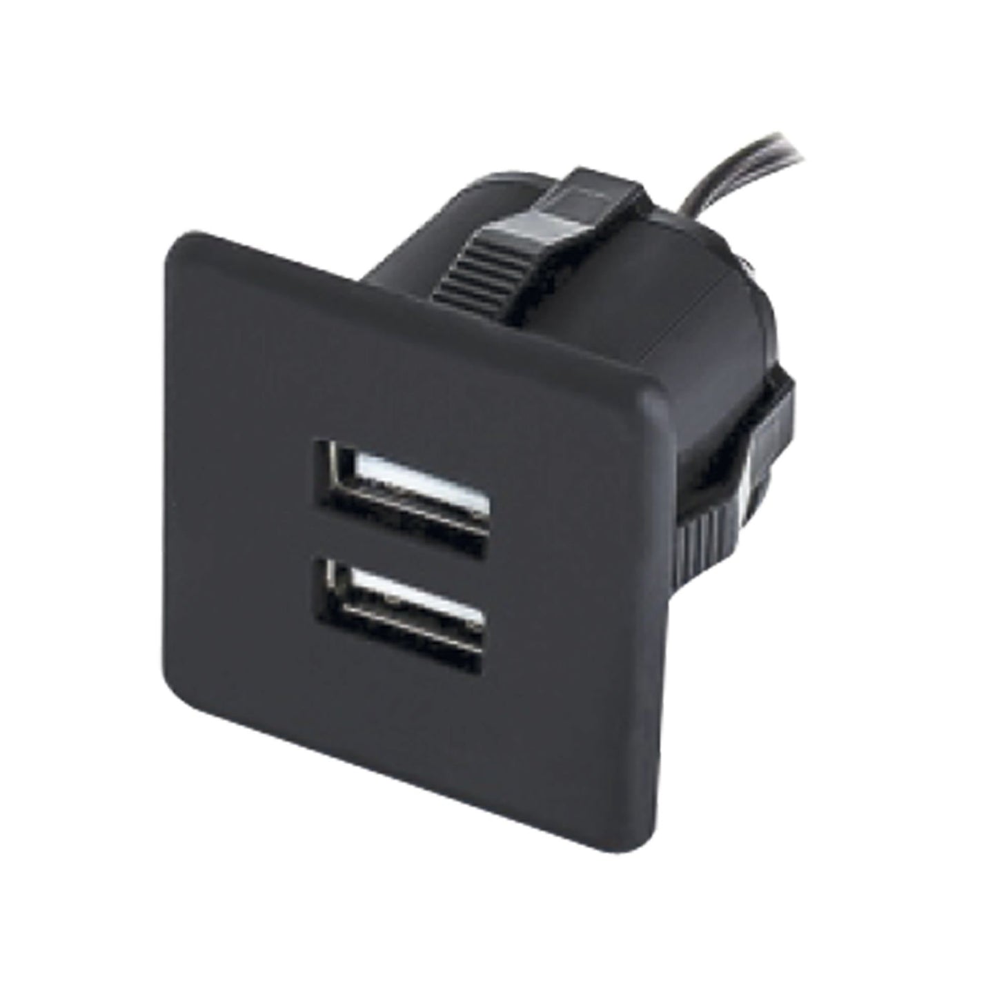 USB Charger + Power Supply Furnica Black Square EU