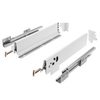 Soft-Close Drawer System, LOW, H: 68mm, White 400mm
