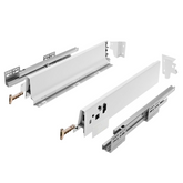 Soft-Close Drawer System, LOW, H: 68mm, White 270mm